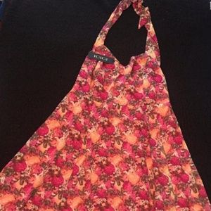 NWT Igigi Floral Halter Dress